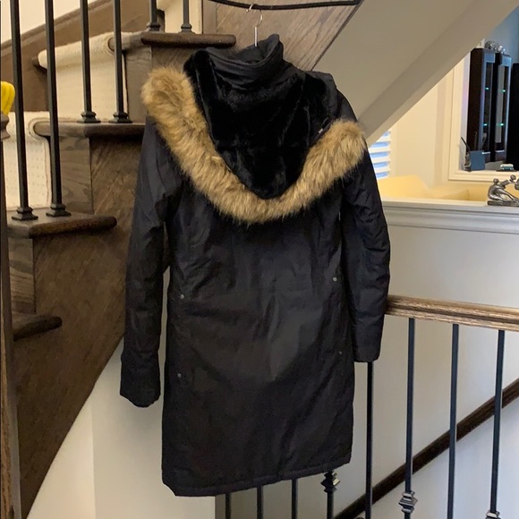 Black TNA winter long jacket sizeS - Picture 5 of 6